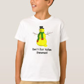 Yellow Snowman T-shirt (Voorkant)