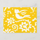 Yellow Songbird briefkaart (Voorkant)