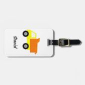 Yellow Speelgoed Truck Bagagelabel (Voorkant horizontaal)