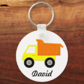 Yellow Speelgoed Truck Sleutelhanger (Voorkant)