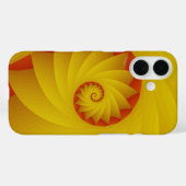 Yellow Spiral abstract telefoonhoesje Case-Mate iPhone Case (Achterkant (horizontaal))