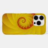 Yellow Spiral abstract telefoonhoesje Case-Mate iPhone Case (Achterkant (horizontaal))