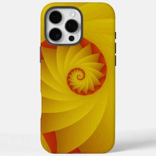 Yellow Spiral abstract telefoonhoesje Case-Mate iPhone Case (Achterkant)