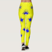 Yellow Splash Leggings (Achterkant)