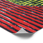 Yellow Spot modern, abstract, kunst poster (Hoek)