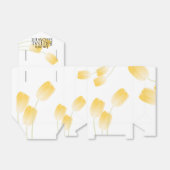 Yellow Spring Tulpen Bloemen Vrijgezellenfeest Bedankdoosjes (Uitgevouwen)