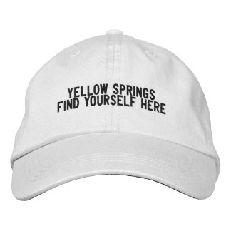 YELLOW SPRINGS Ohio Hat Geborduurde Pet