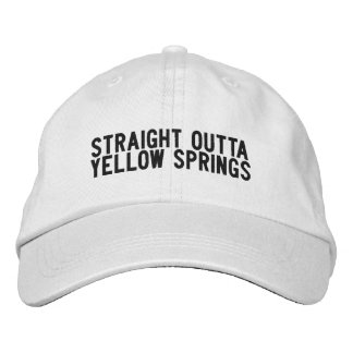 YELLOW SPRINGS Ohio Hat Geborduurde Pet