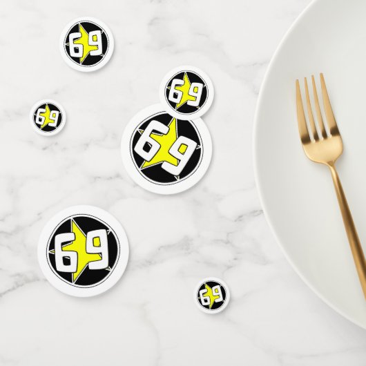 Yellow Star 69 Confetti (Groep)