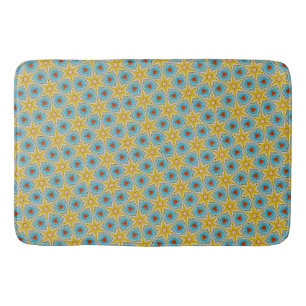 Yellow Star Abstract Badmat