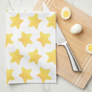 Yellow Star Kitchen Towel Theedoek