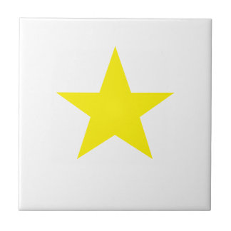 Yellow Star Tegeltje
