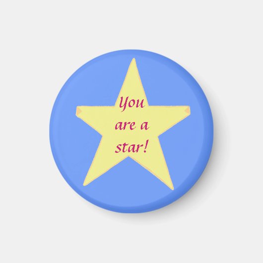 Yellow Star, Vous êtes une star Magnet (Devant)