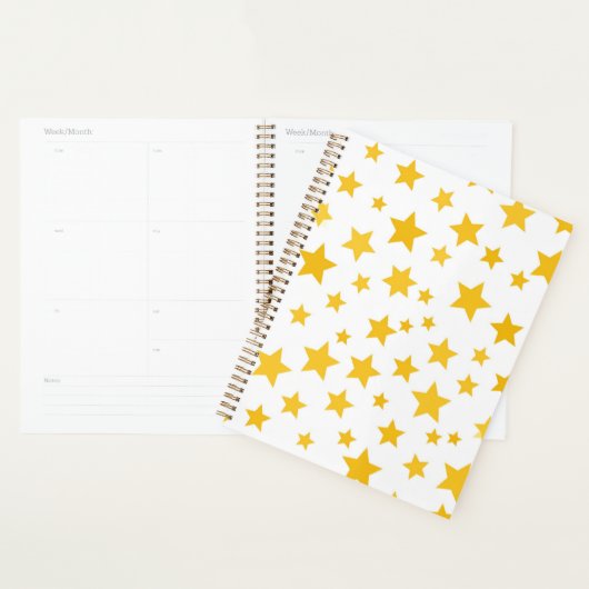 yellow stars on white background (Devant avec enveloppe)