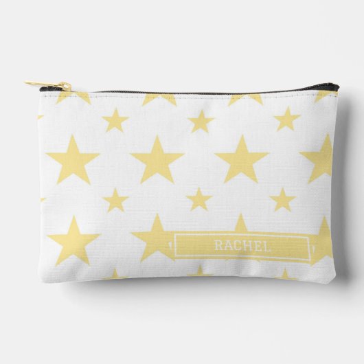 Yellow Stars Pattern Constellation Pencil Case Etui (Voorkant)