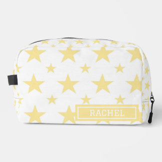 Yellow Stars Pattern Pretty Constellation Cosmetic Toilettasje