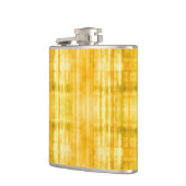 Yellow Stripes Art Pattern Heupfles (Links)