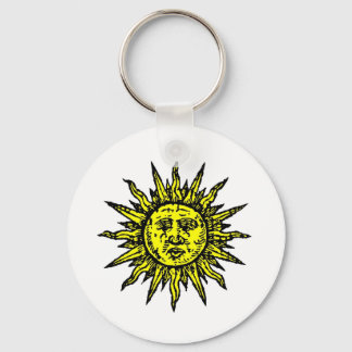 Yellow Sun-symbool Sleutelhanger