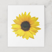 Yellow Sunflower (Buitenkant ongevouwen)