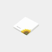 Yellow Sunflower Cute Country Post-it® Notes (Schuin)