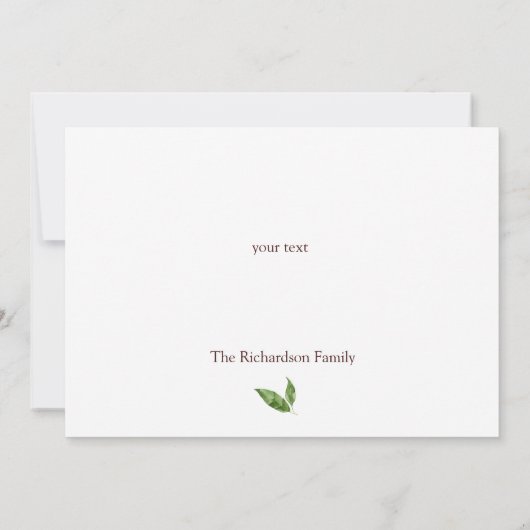 Yellow Sunflower Funeral Custom Text Ik dank u Bedankkaart (Achterkant)