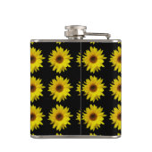 Yellow Sunflower Hip Flask Heupfles (Achterkant)