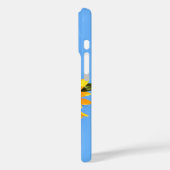 Yellow Sunflower iPhone Case (Achterkant / Links)