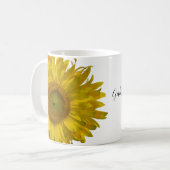 Yellow Sunflower Koffiemok (Voorkant links)