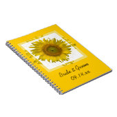 Yellow Sunflower Notitieboek (Rechterzijde)