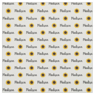 Yellow Sunflower Persoonlijke benaming Stof