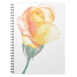 Yellow Sunset Roos notebook Notitieboek