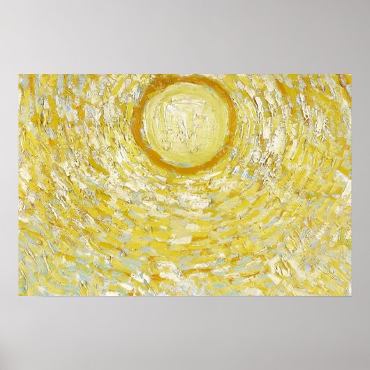 Yellow Sunshine Art Poster (Voorkant)