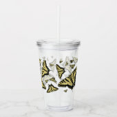 Yellow Swallowtail Butterflies Acryl Drinkbeker (Voorkant)