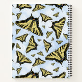 Yellow Swallowtail Butterflies Design Personalized Notitieboek (Achterkant)