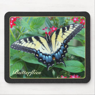Yellow Swallowtail Butterfly Mousepad Muismat