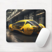 Yellow Taxi Cab Concept Muismat (Met muis)