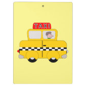 Yellow Taxi Klembord (Achterkant)