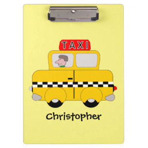 Yellow Taxi Klembord