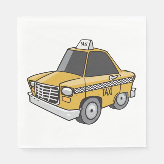 Yellow Taxi Servet (Voorkant)