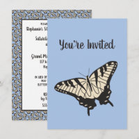 Yellow Tiger Swallowtail Butterfly Illustratie