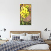 yellow tiny flower spring flora collection canvas afdruk (Insitu (Slaapkamer))