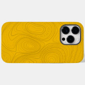 Yellow Topo 01 Case-Mate iPhone Case (Achterkant (horizontaal))