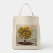 Yellow tree tote bag (Achterkant)