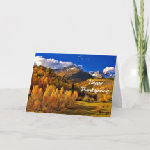 Yellow Trees Mountain Foto Thanksgiving