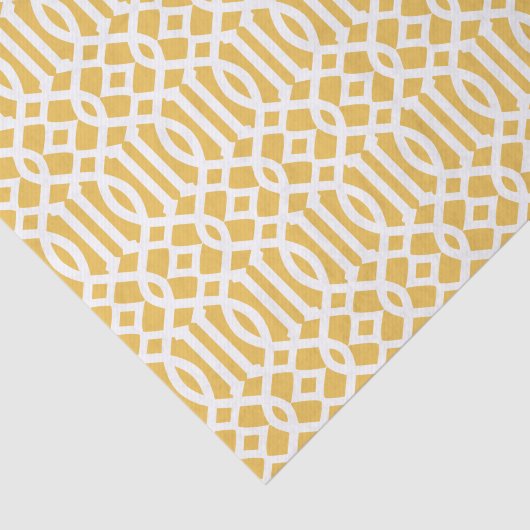 Yellow Trellis | Weefselpapier Tissuepapier (Detail)