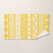 Yellow Tribal Design (Serviette à main)