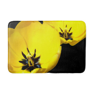 Yellow Tulip Bath Mat