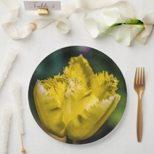 Yellow Tulip Papieren Bordje