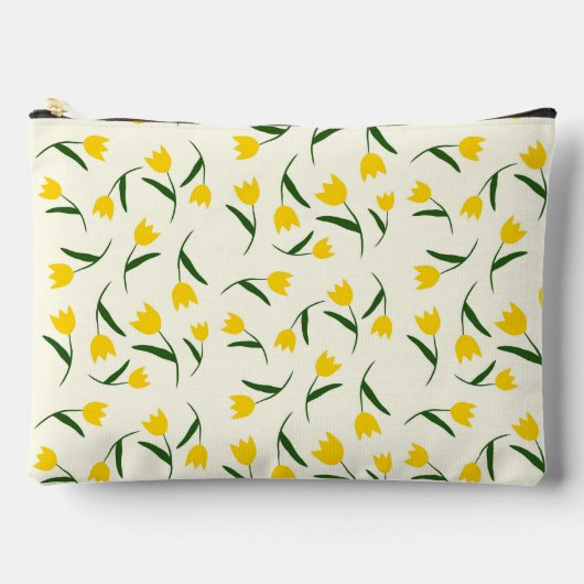 Yellow Tulip Pattern  Etui (Voorkant)