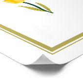 Yellow Tulip Poster (Hoek)